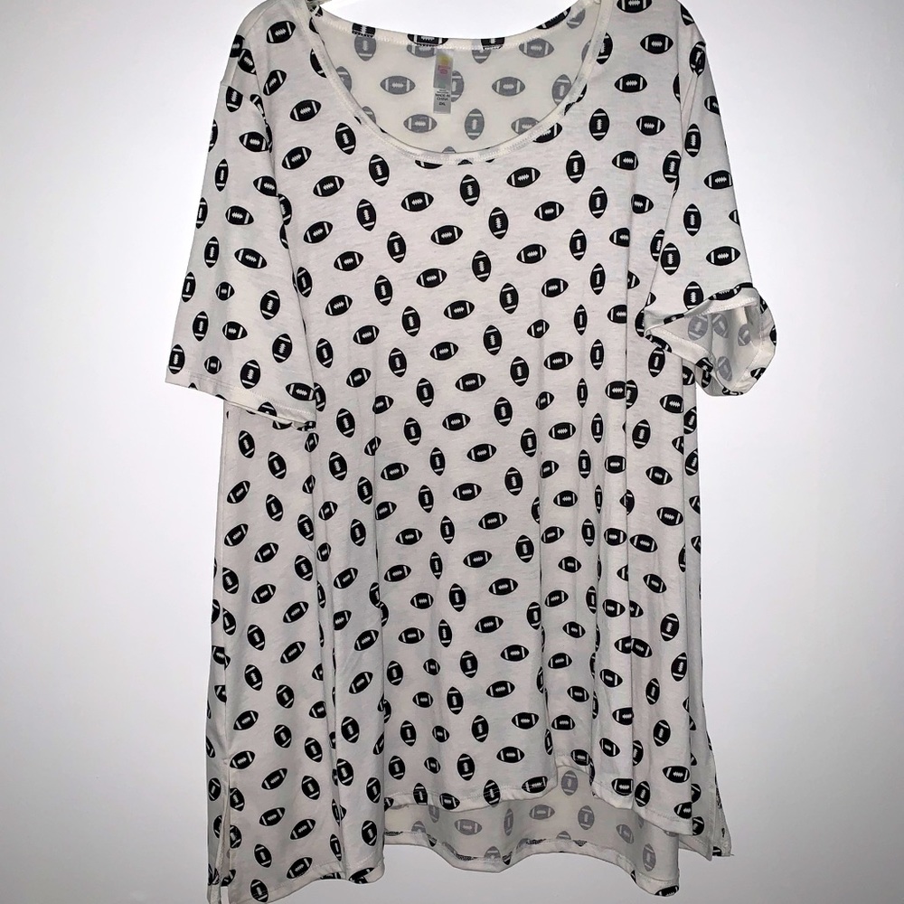LulaRoe Football 2XL Perfect Tee